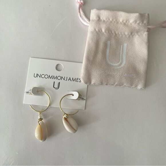 Uncommon James- Seashell earrings - NWT - Picture 4 of 6